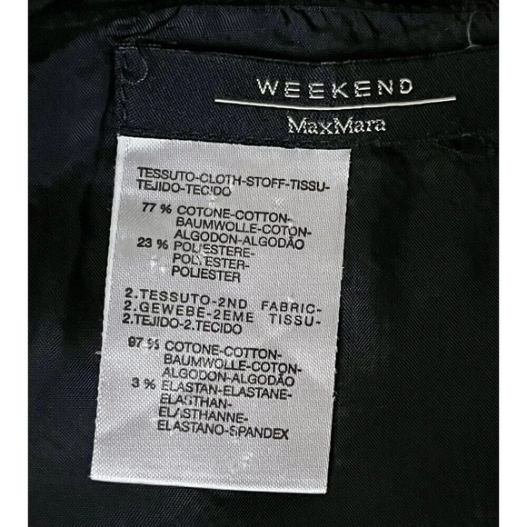 Weekends Max Mara Jacquard Velvet A Line Mini Skirt Tan Black M Work Night Out - Picture 5 of 8